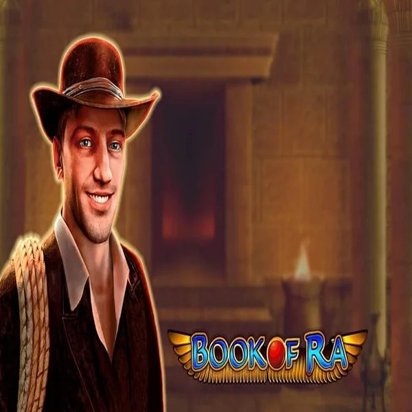 Slots logo of Book of Ra from Greentube at Betory Casino